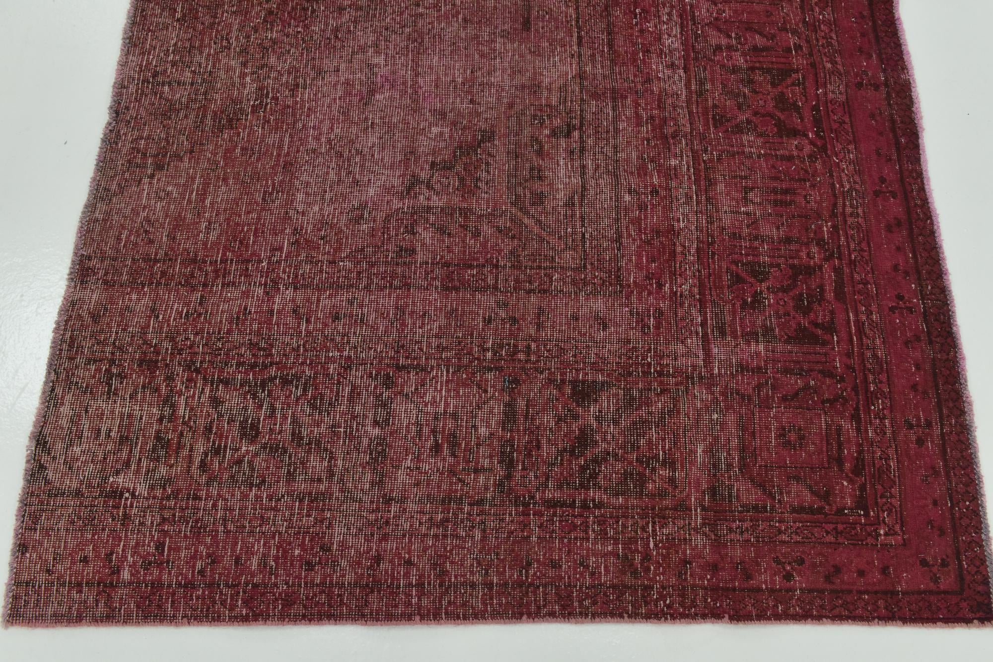 5' 3 x 10' 3 Hand Knotted Ultra Vintage Persian Wool Runner Rug
