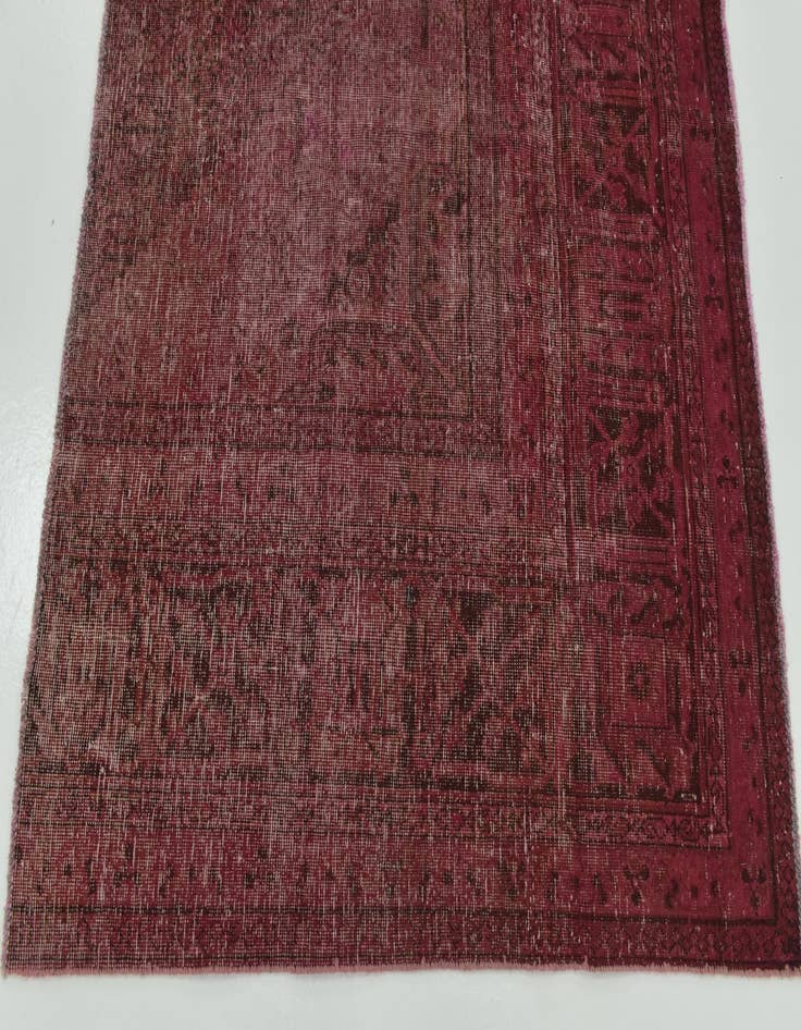 Detail image of 5' 3 x 10' 3  Hand Knotted Ultra Vintage Persian Wool Runner Rug