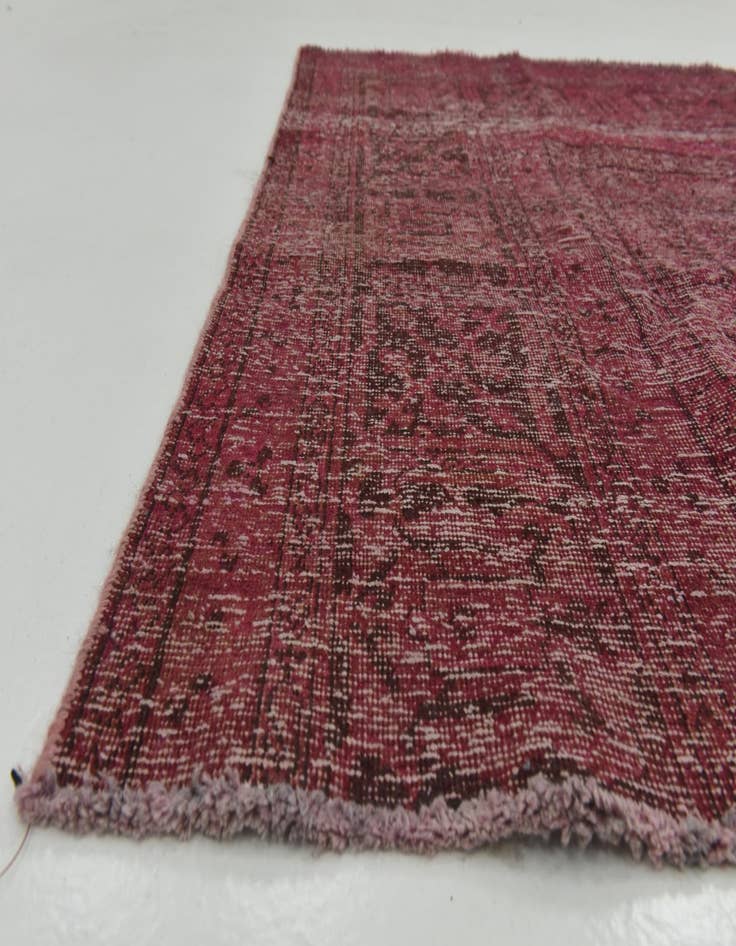 Detail image of 5' 3 x 10' 3  Hand Knotted Ultra Vintage Persian Wool Runner Rug