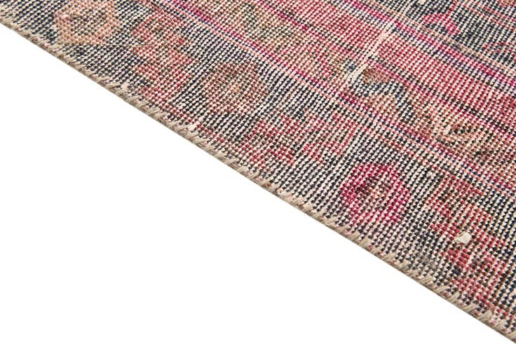 Detail image of 4' 5 x 9' 3 Hand Knotted Ultra Vintage Persian Wool Runner Rug