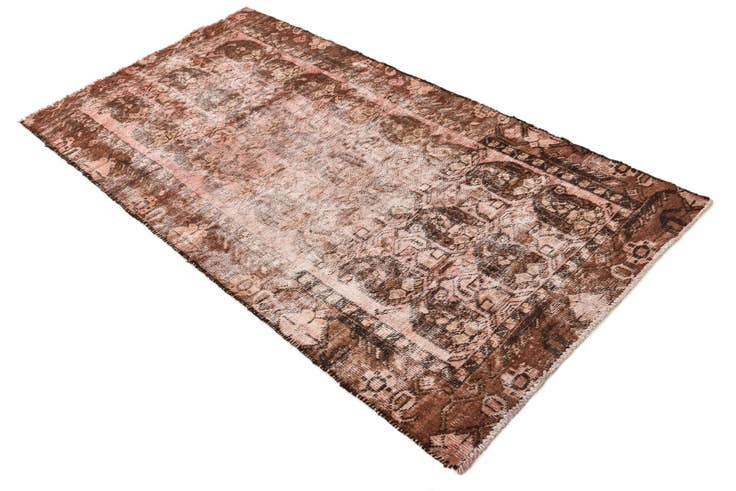 Detail image of 3' x 5' 10 Hand Knotted Ultra Vintage Persian Wool Runner Rug