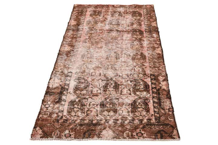 3' x 5' 10 Hand Knotted Ultra Vintage Persian Wool Runner Rug