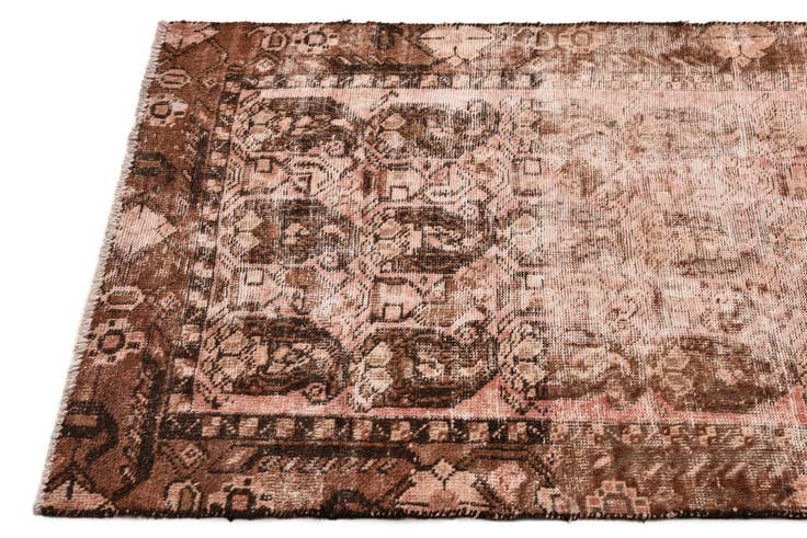 Detail image of 3' x 5' 10 Hand Knotted Ultra Vintage Persian Wool Runner Rug