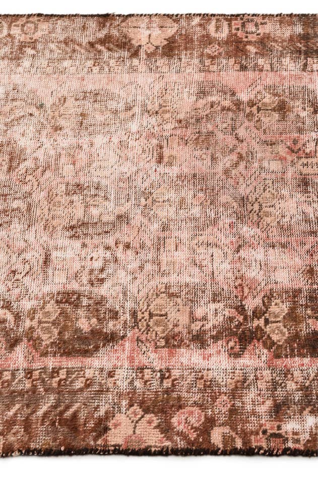 Detail image of 3' x 5' 10 Hand Knotted Ultra Vintage Persian Wool Runner Rug