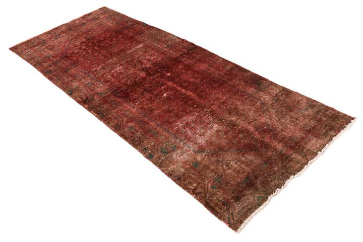 2' 10 x 7' 3 Hand Knotted Ultra Vintage Persian Wool Runner Rug