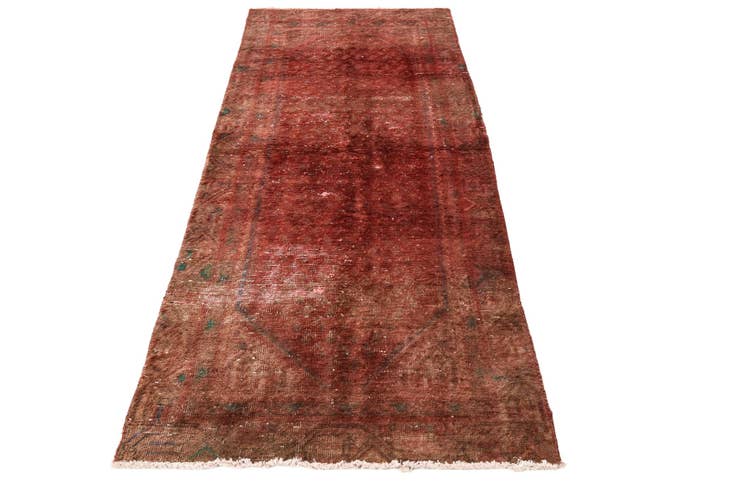 Detail image of 2' 10 x 7' 3 Hand Knotted Ultra Vintage Persian Wool Runner Rug