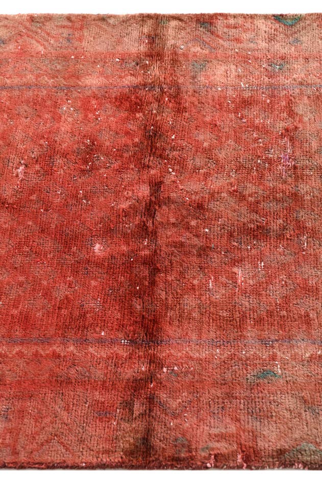 Detail image of 2' 10 x 7' 3 Hand Knotted Ultra Vintage Persian Wool Runner Rug