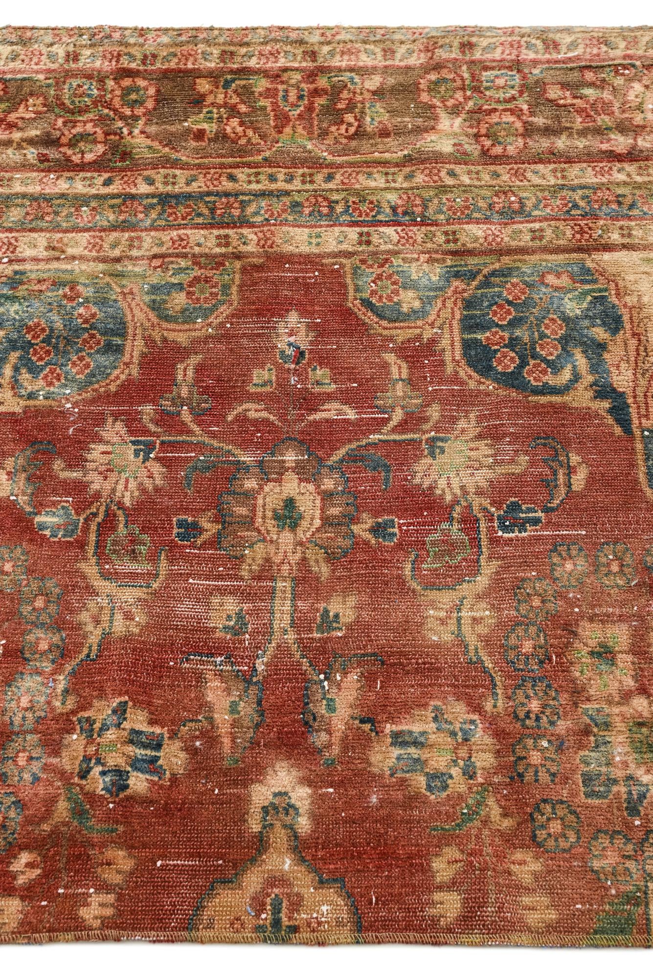 3' 1 x 6' Hand Knotted Ultra Vintage Persian Wool Runner Rug