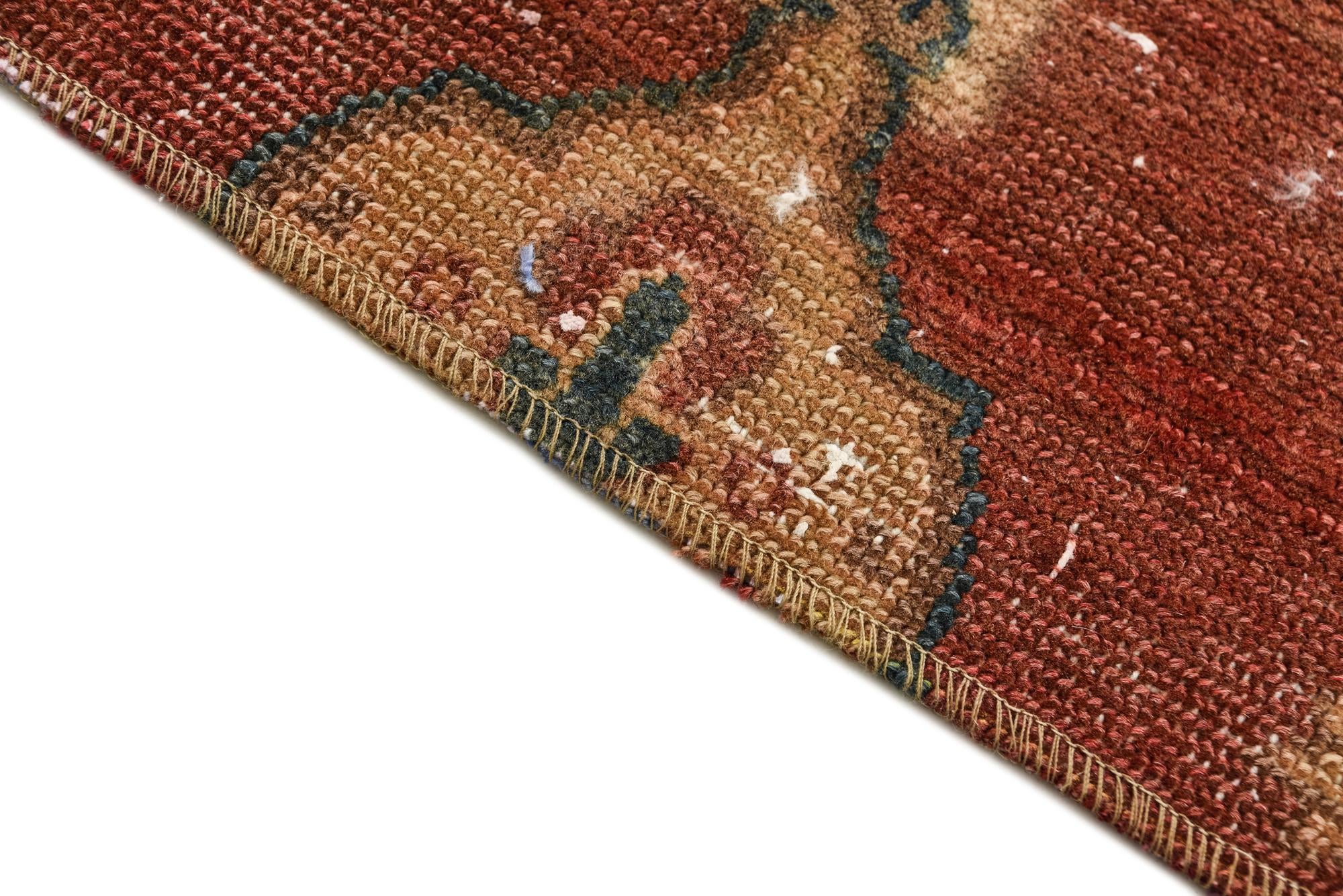 3' 1 x 6' Hand Knotted Ultra Vintage Persian Wool Runner Rug