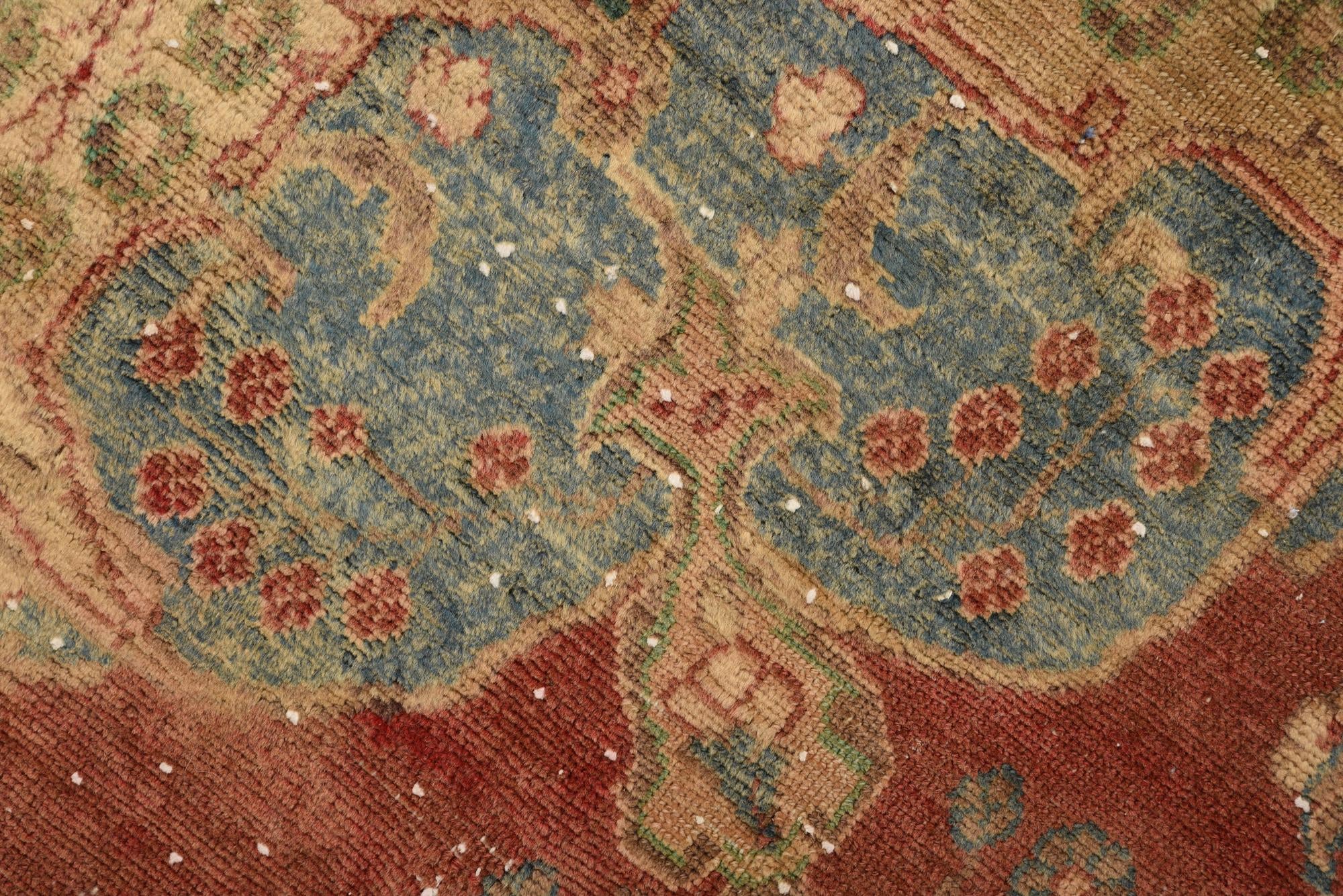 3' 1 x 6' Hand Knotted Ultra Vintage Persian Wool Runner Rug