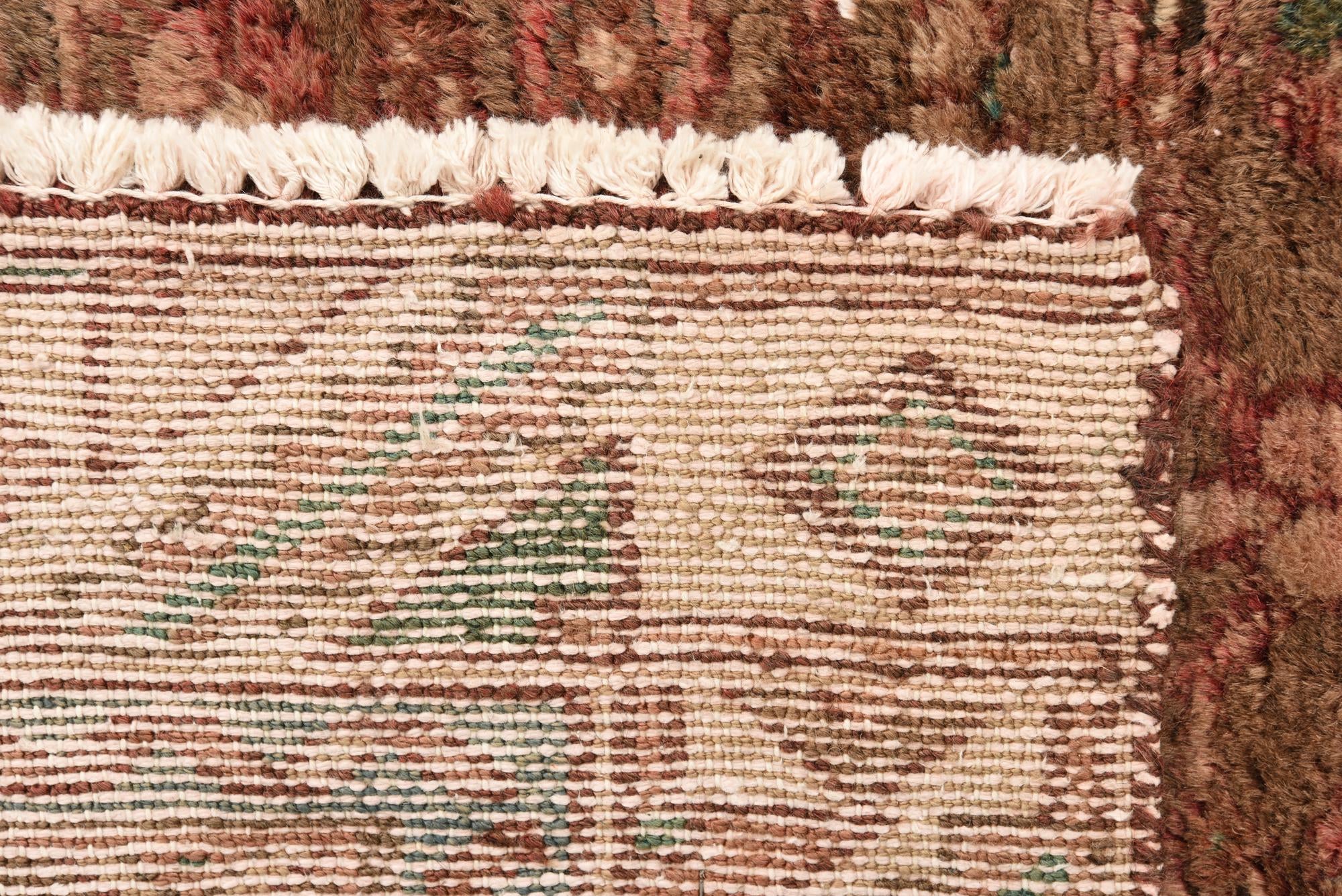 2' 9 x 6' 9 Hand Knotted Ultra Vintage Persian Wool Runner Rug