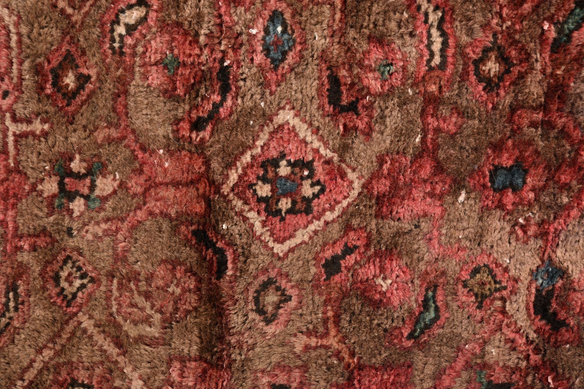 2' 9 x 6' 9 Hand Knotted Ultra Vintage Persian Wool Runner Rug