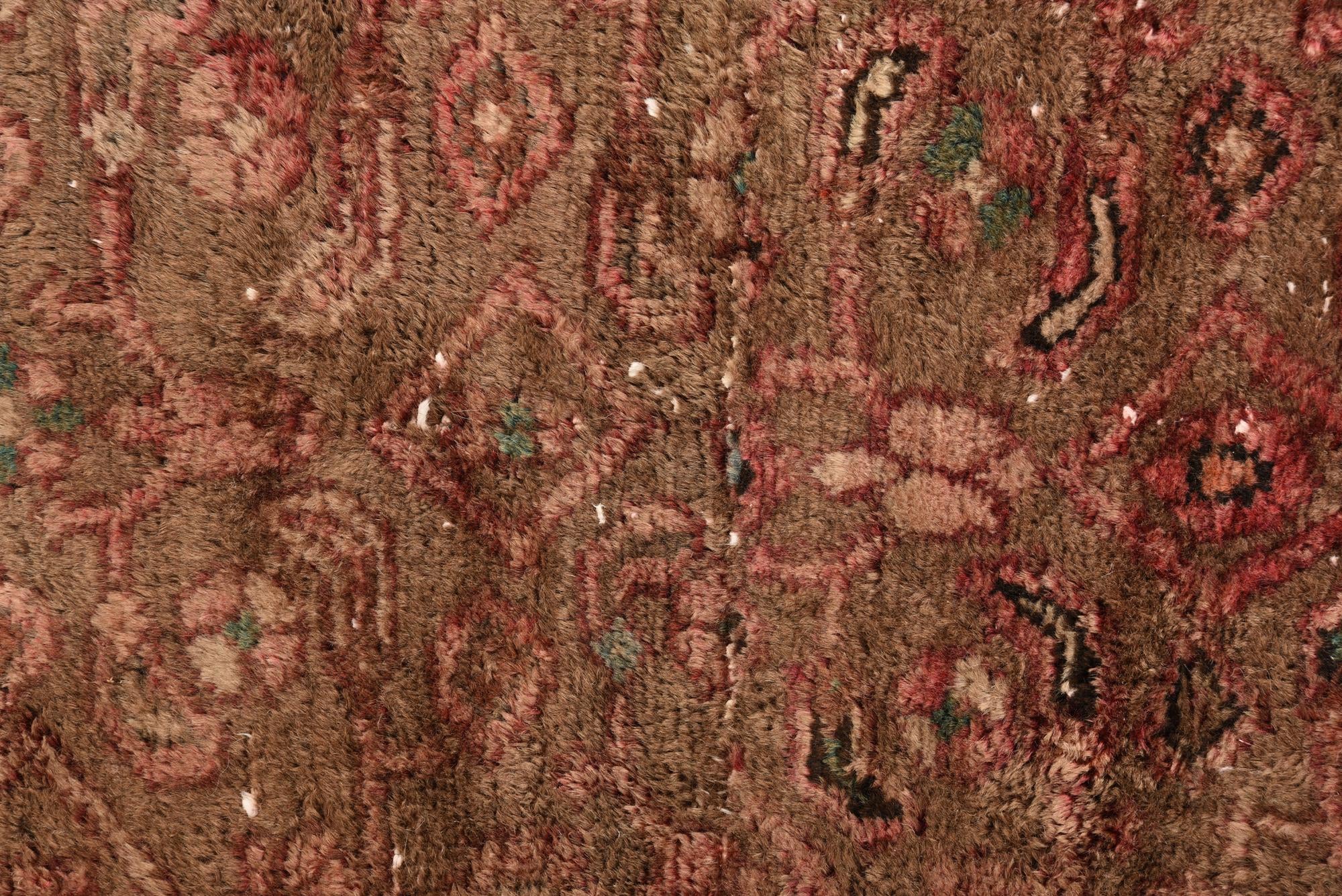 2' 9 x 6' 9 Hand Knotted Ultra Vintage Persian Wool Runner Rug