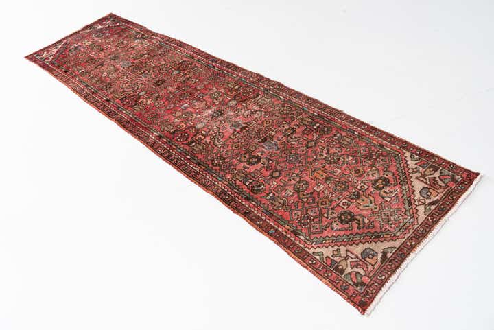 2' 5 x 8' 6 Hand Knotted Ultra Vintage Persian Wool Runner Rug