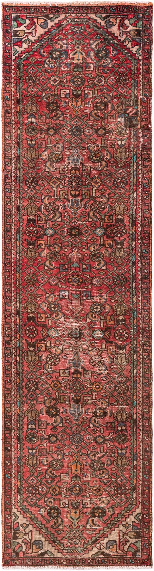 2' 5 x 8' 6 Hand Knotted Ultra Vintage Persian Wool Runner Rug