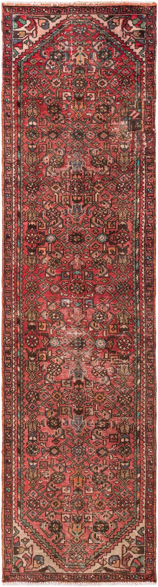 2' 5 x 8' 6 Hand Knotted Ultra Vintage Persian Wool Runner Rug