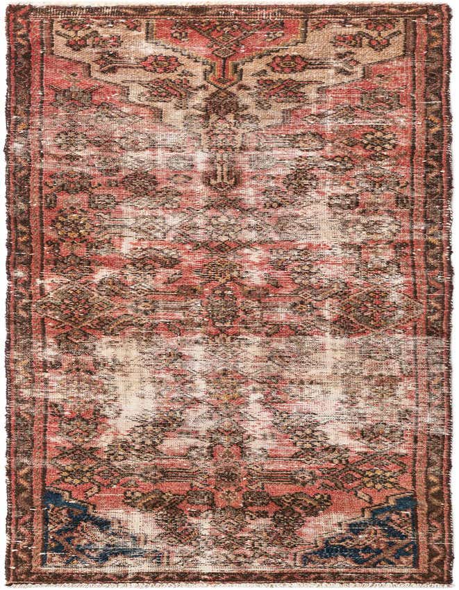 Primary image 2' 4 x 6' 9  Hand Knotted Ultra Vintage Persian Wool Runner Rug