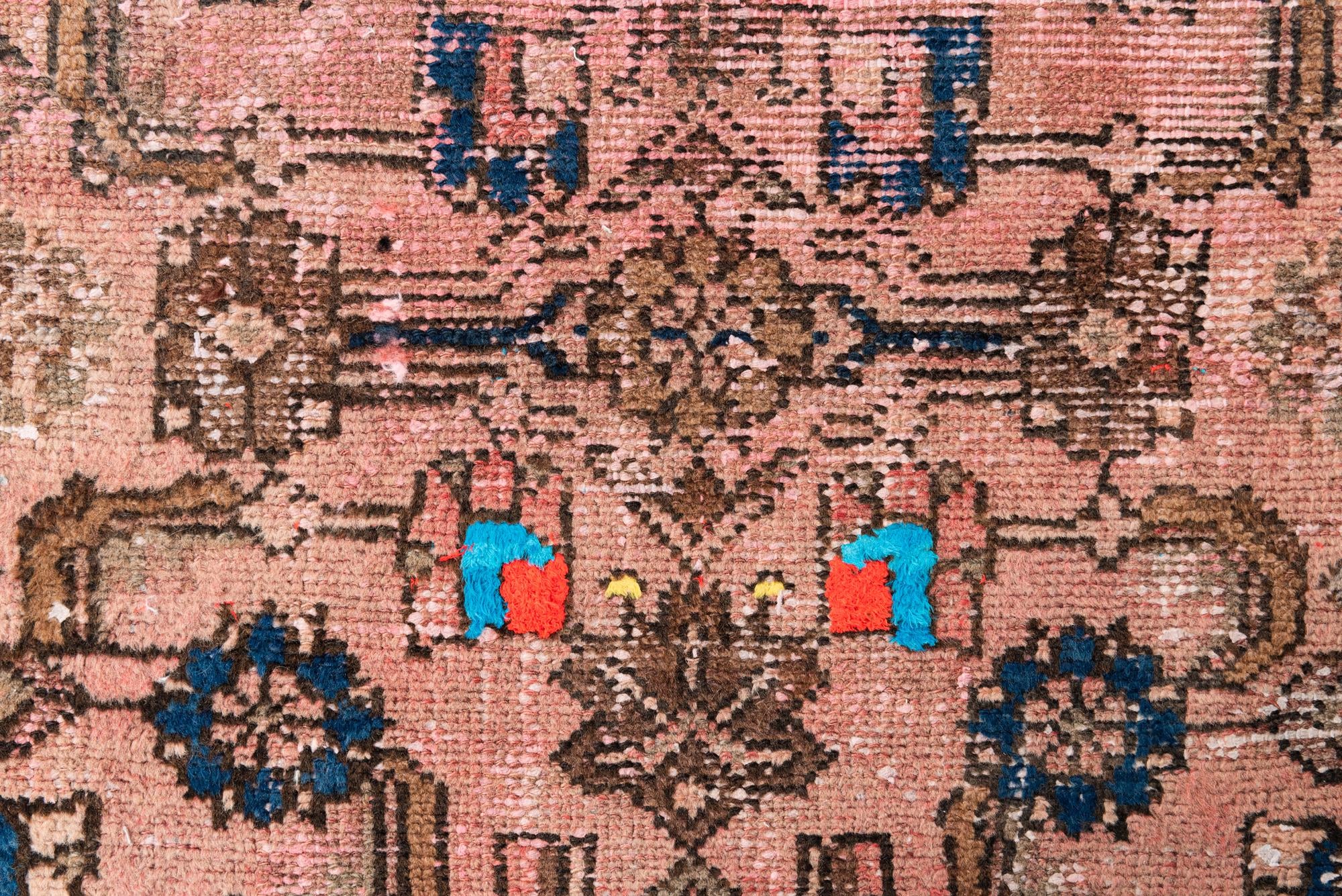 3' 5 x 10' Hand Knotted Ultra Vintage Persian Wool Runner Rug