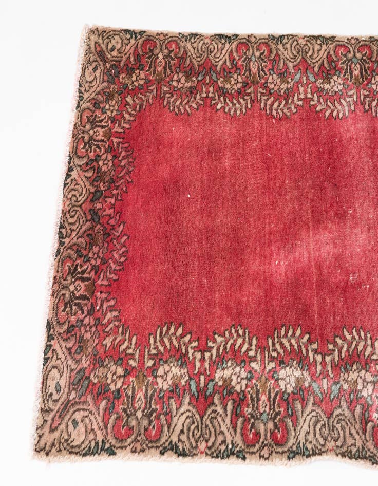 Detail image of 2' 9 x 12' 4  Hand Knotted Ultra Vintage Persian Wool Runner Rug