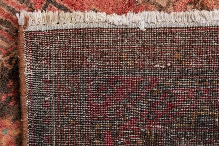 4' 2 x 9' 2 Hand Knotted Ultra Vintage Persian Wool Runner Rug