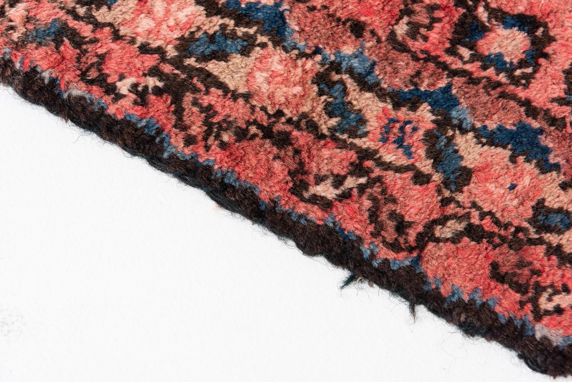3' 10 x 9' 6 Hand Knotted Ultra Vintage Persian Wool Runner Rug