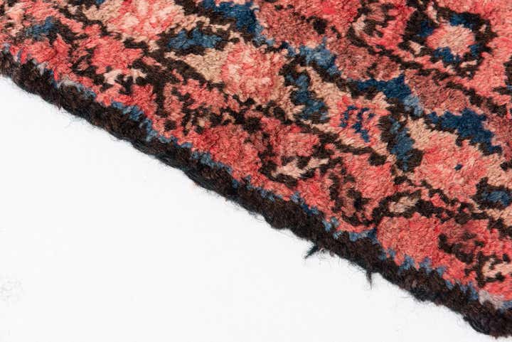 3' 10 x 9' 6 Hand Knotted Ultra Vintage Persian Wool Runner Rug