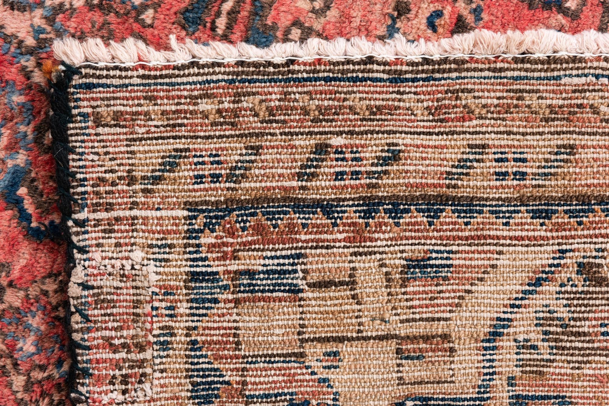 3' 10 x 9' 6 Hand Knotted Ultra Vintage Persian Wool Runner Rug