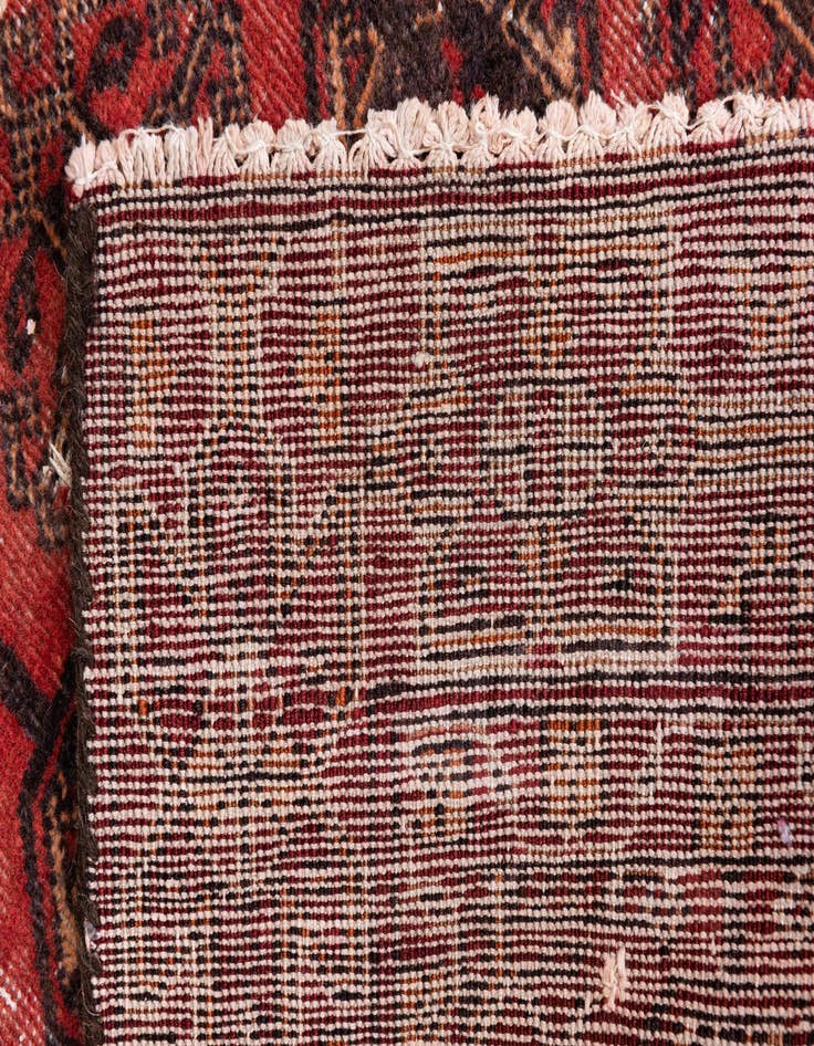 Detail image of 2' 1 x 4' Hand Knotted Ultra Vintage Persian Wool Runner Rug