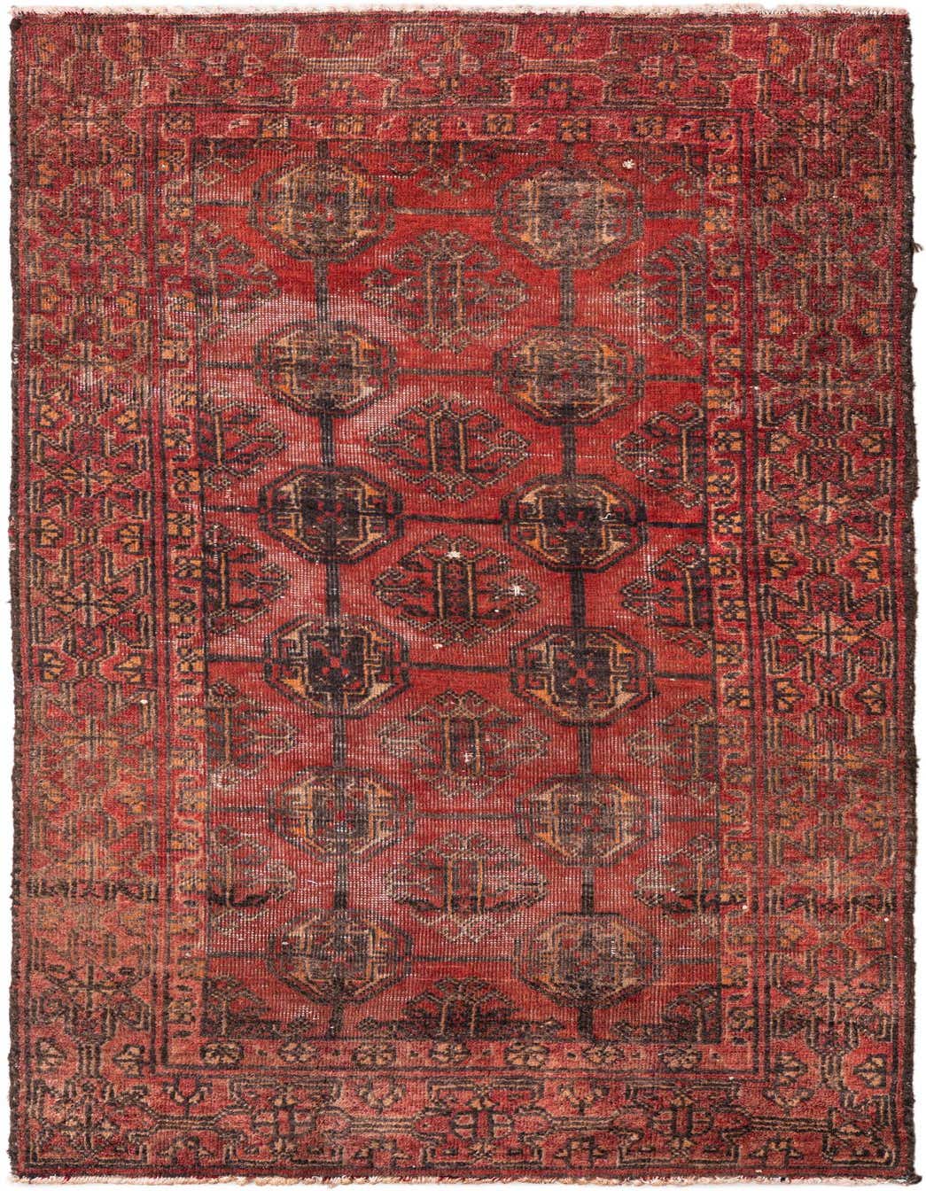 Primary image  2' 1 x 4'  Hand Knotted Ultra Vintage Persian Wool Runner Rug
