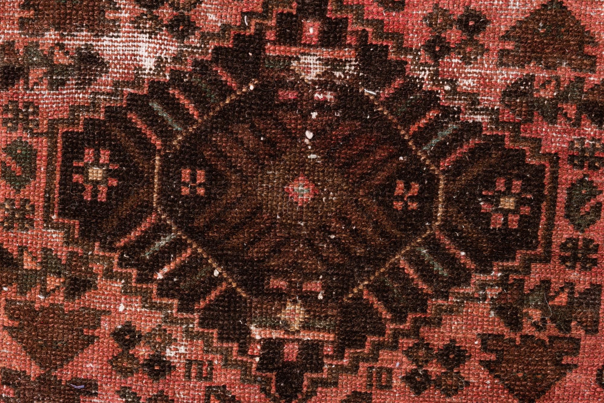 3' 2 x 6' 1 Hand Knotted Ultra Vintage Persian Wool Runner Rug