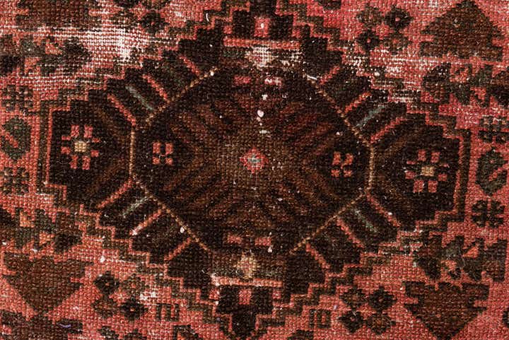 3' 2 x 6' 1 Hand Knotted Ultra Vintage Persian Wool Runner Rug