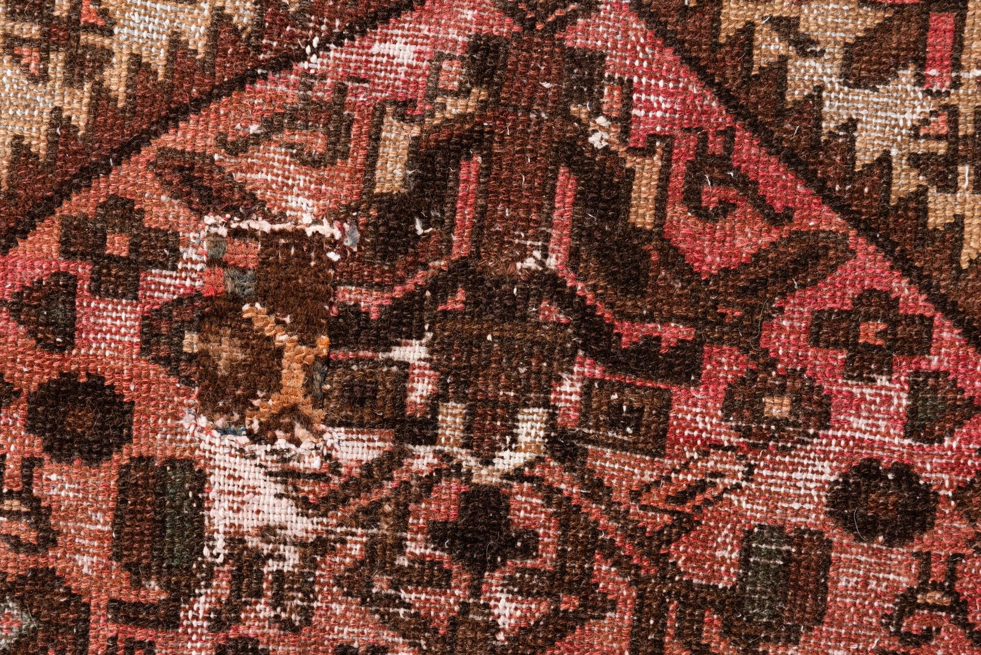 3' 2 x 6' 1 Hand Knotted Ultra Vintage Persian Wool Runner Rug