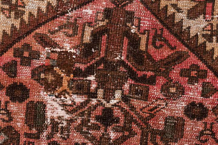 3' 2 x 6' 1 Hand Knotted Ultra Vintage Persian Wool Runner Rug