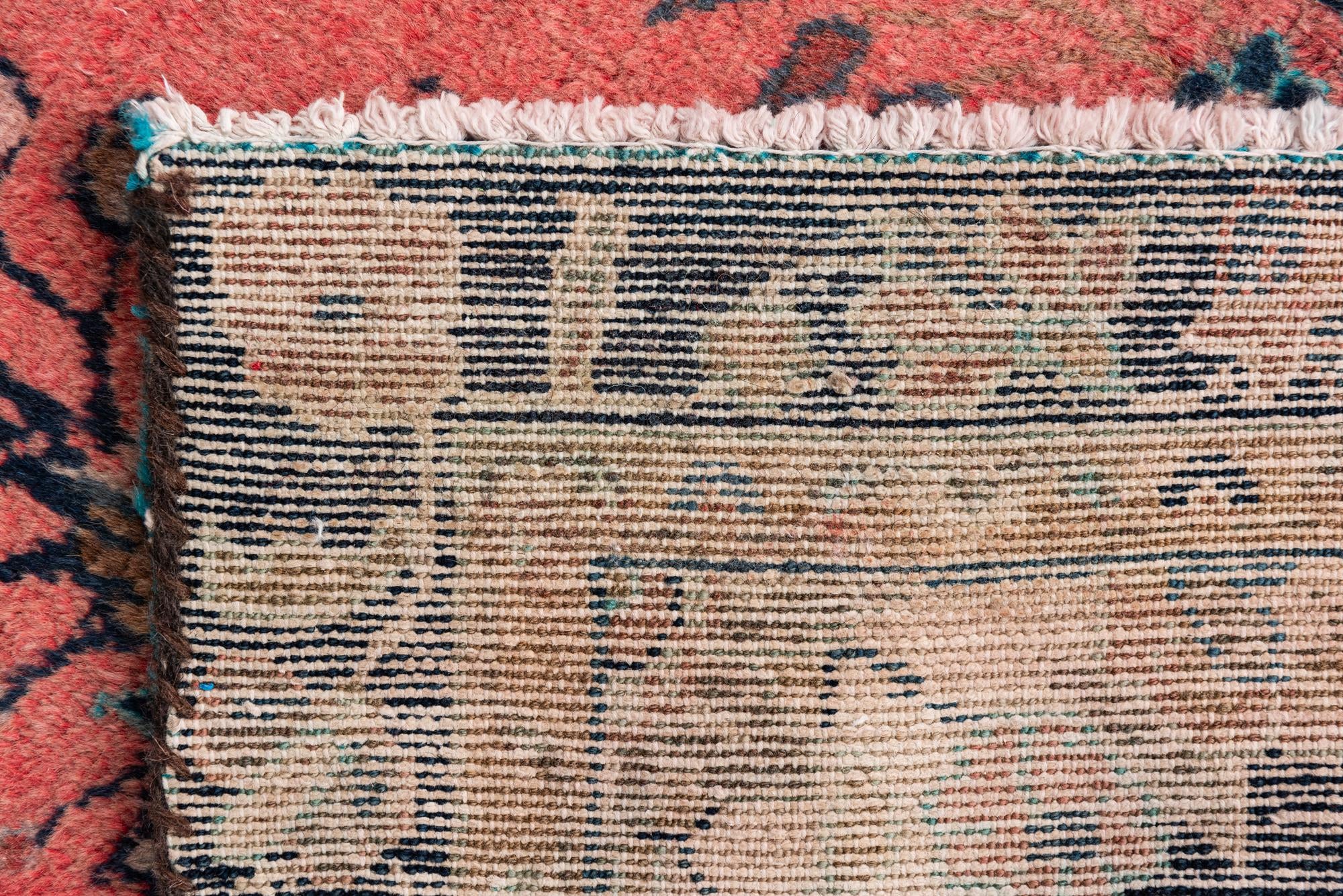 3' 3 x 6' 4 Hand Knotted Ultra Vintage Persian Wool Runner Rug