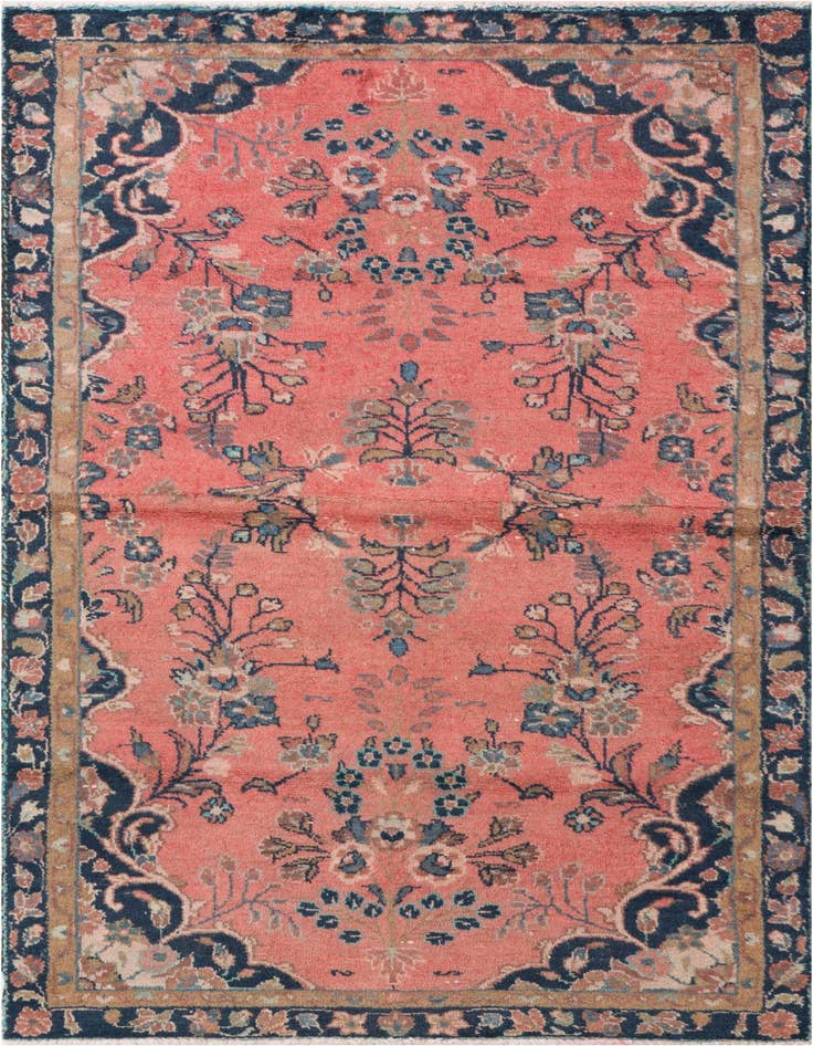 Detail image of 3' 3 x 6' 4 Hand Knotted Ultra Vintage Persian Wool Runner Rug