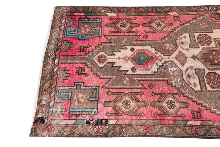 3' x 6' 2 Hand Knotted Ultra Vintage Persian Wool Runner Rug