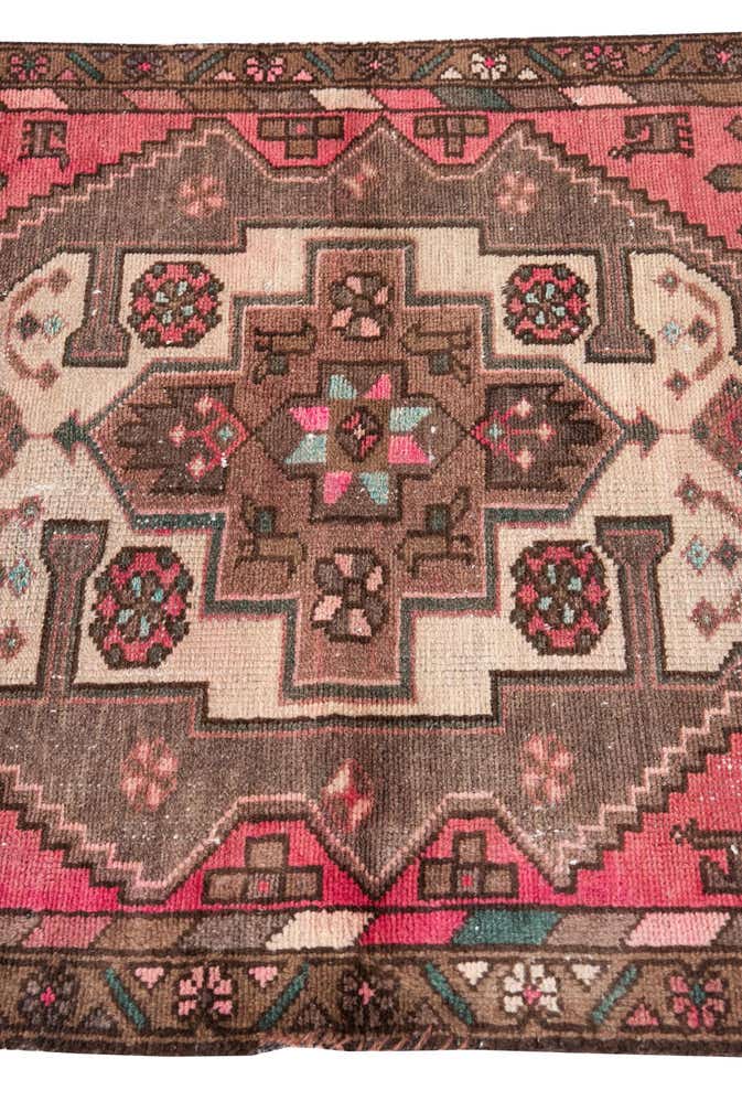 3' x 6' 2 Hand Knotted Ultra Vintage Persian Wool Runner Rug