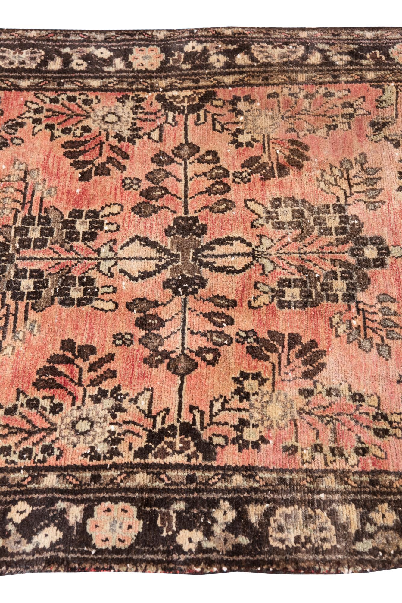 3' 3 x 10' Hand Knotted Ultra Vintage Persian Wool Runner Rug