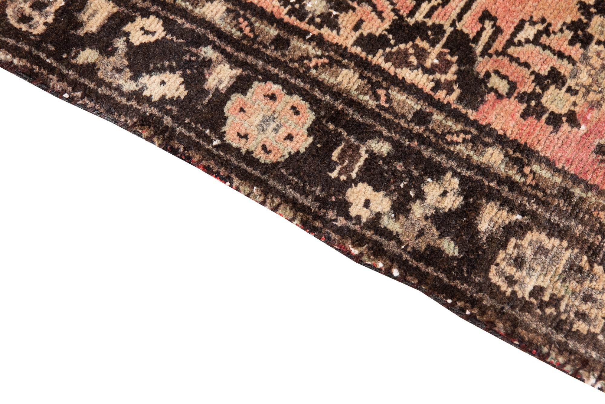 3' 3 x 10' Hand Knotted Ultra Vintage Persian Wool Runner Rug