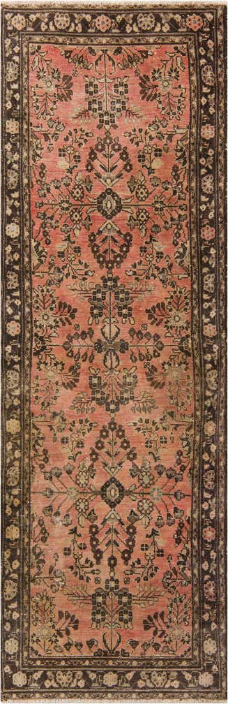 3' 3 x 10' Hand Knotted Ultra Vintage Persian Wool Runner Rug