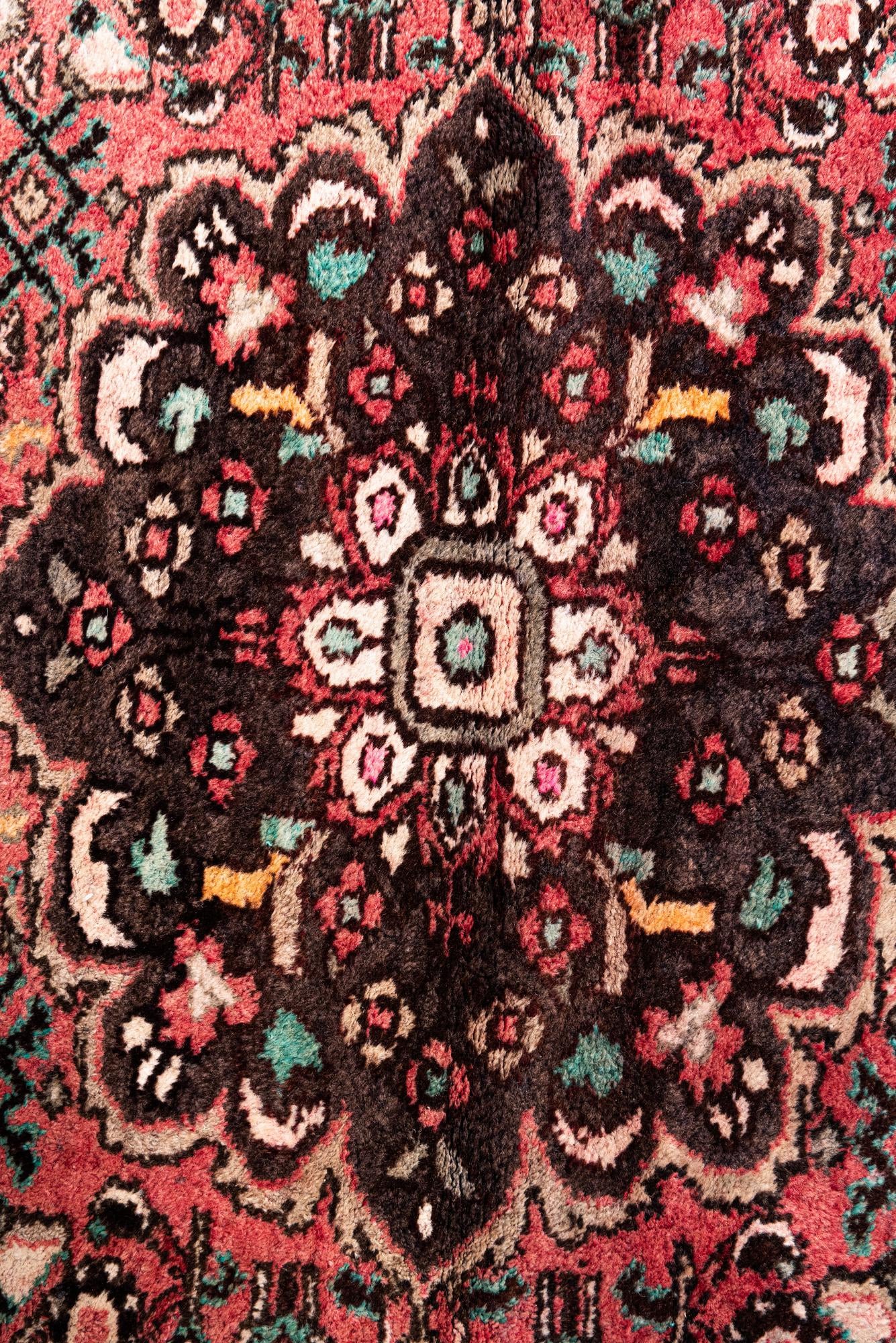 3' 2 x 9' 7 Hand Knotted Ultra Vintage Persian Wool Runner Rug