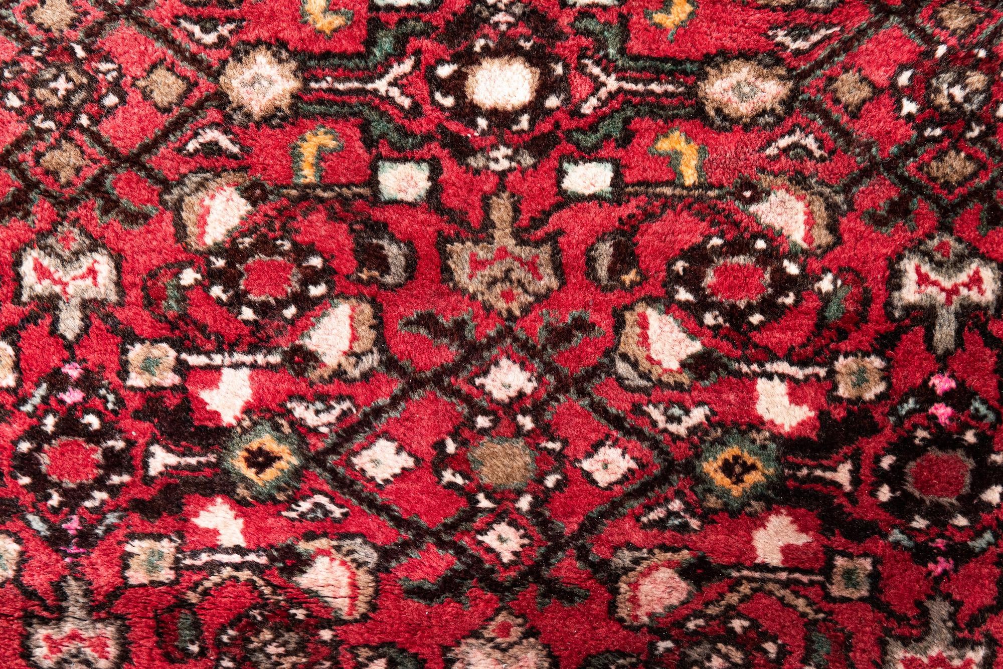 3' 2 x 9' 7 Hand Knotted Ultra Vintage Persian Wool Runner Rug