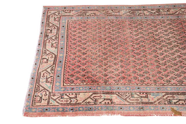 3' 6 x 10' Hand Knotted Ultra Vintage Persian Wool Runner Rug