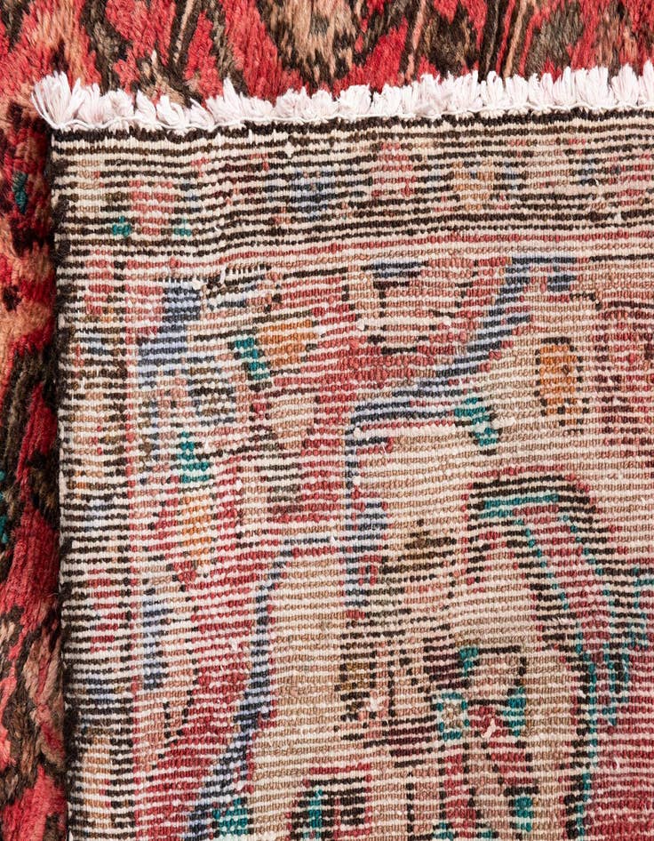 Detail image of 3' 2 x 9' 7  Hand Knotted Ultra Vintage Persian Wool Runner Rug