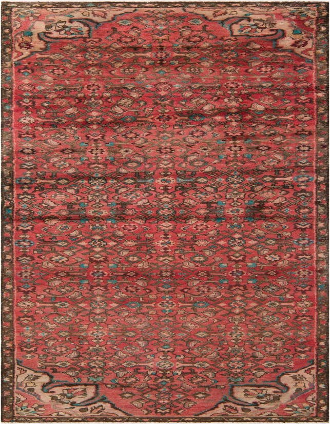 Detail image of 3' 2 x 9' 7 Hand Knotted Ultra Vintage Persian Wool Runner Rug