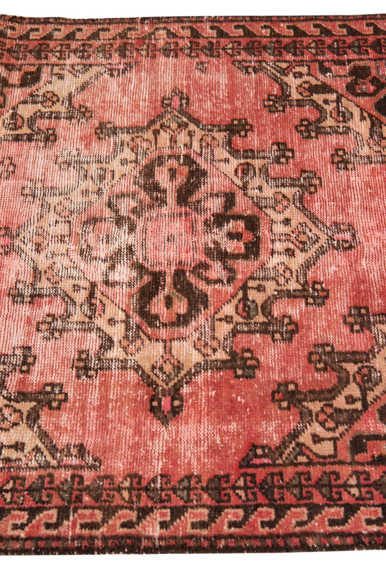 3' 2 x 9' 1 Hand Knotted Ultra Vintage Persian Wool Runner Rug