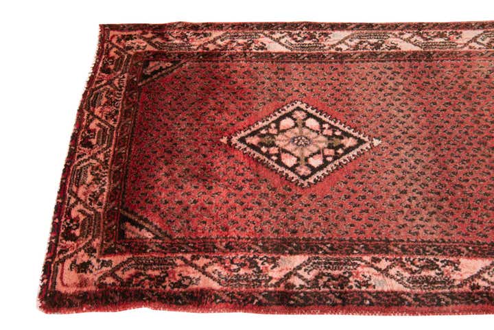 3' 5 x 9' 2 Hand Knotted Ultra Vintage Persian Wool Runner Rug