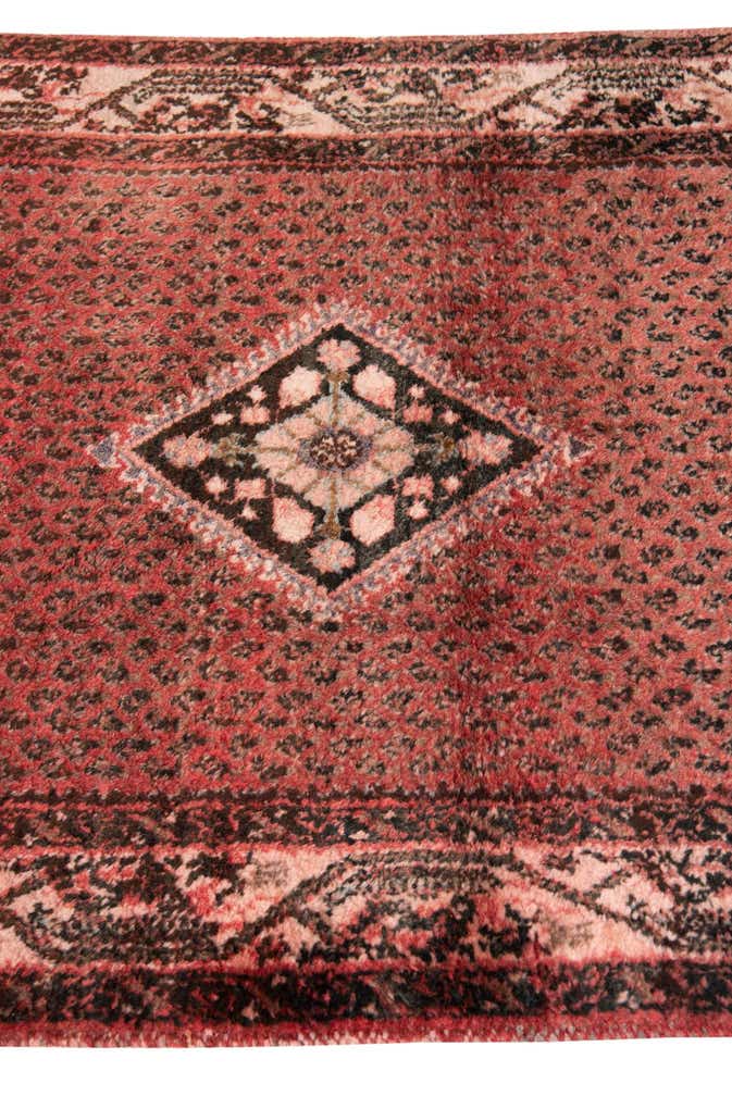 3' 5 x 9' 2 Hand Knotted Ultra Vintage Persian Wool Runner Rug