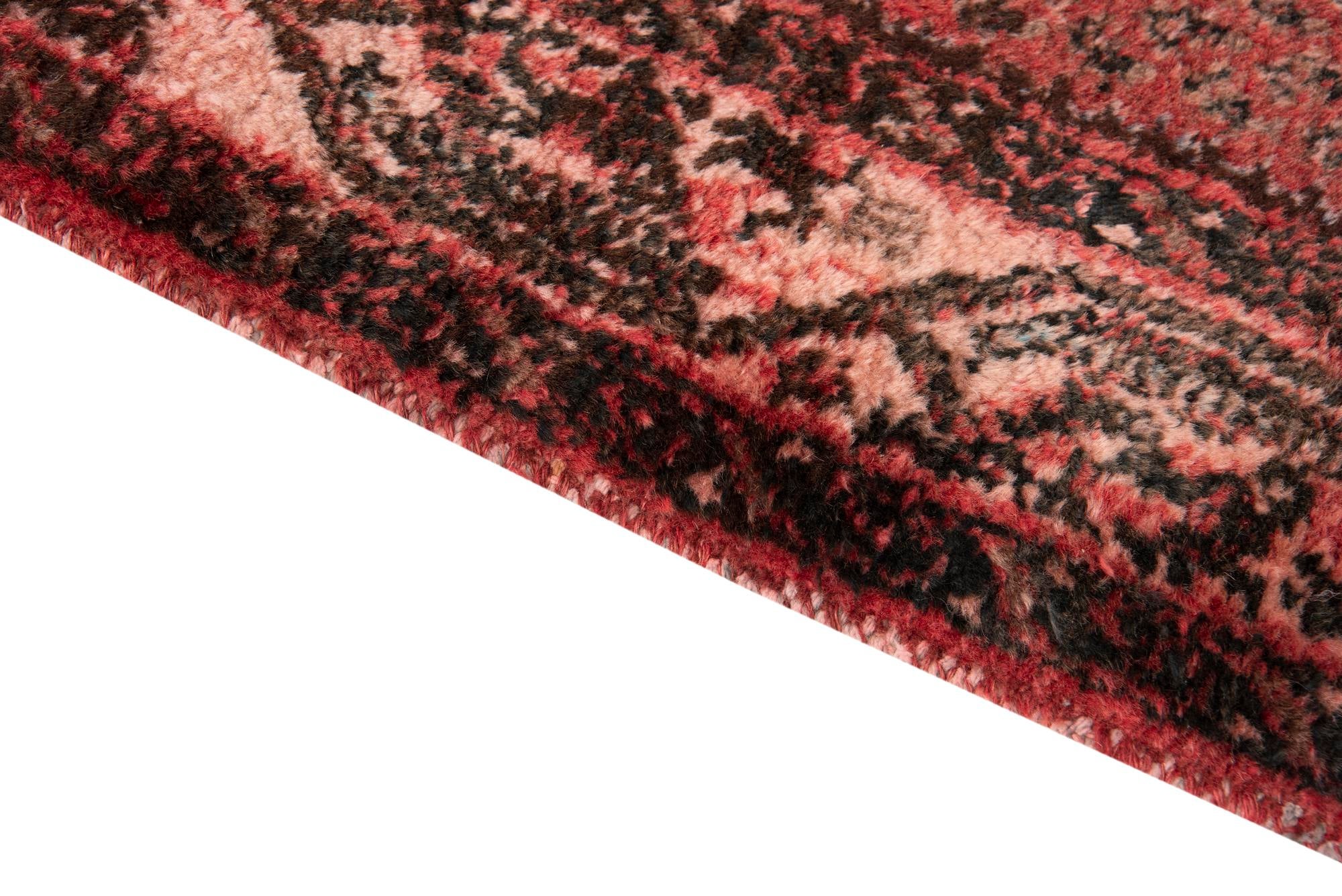 3' 5 x 9' 2 Hand Knotted Ultra Vintage Persian Wool Runner Rug