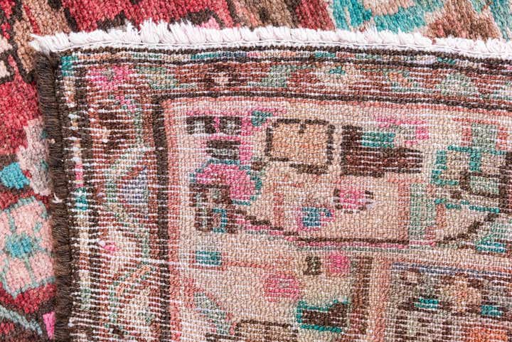 3' 9 x 10' 6 Hand Knotted Ultra Vintage Persian Wool Runner Rug